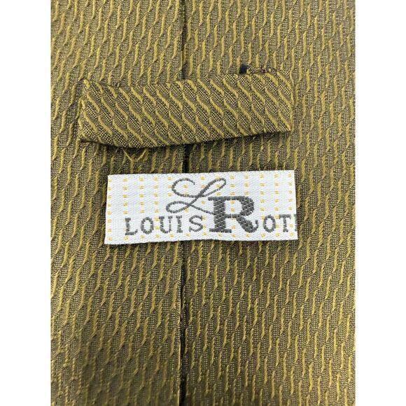 Louis Roth LOT Of Four Men's Neck Ties Shell 100% Silk Various Colors Patterns - Picture 8 of 10